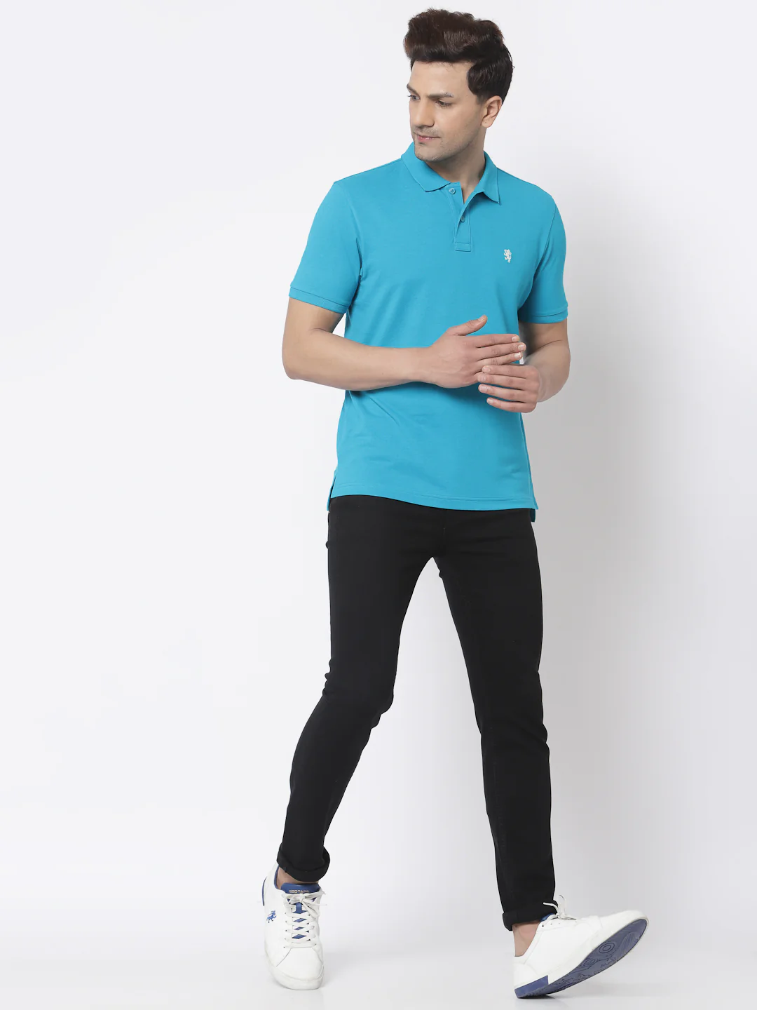 Solid Polo T-Shirt for Men - Image 5