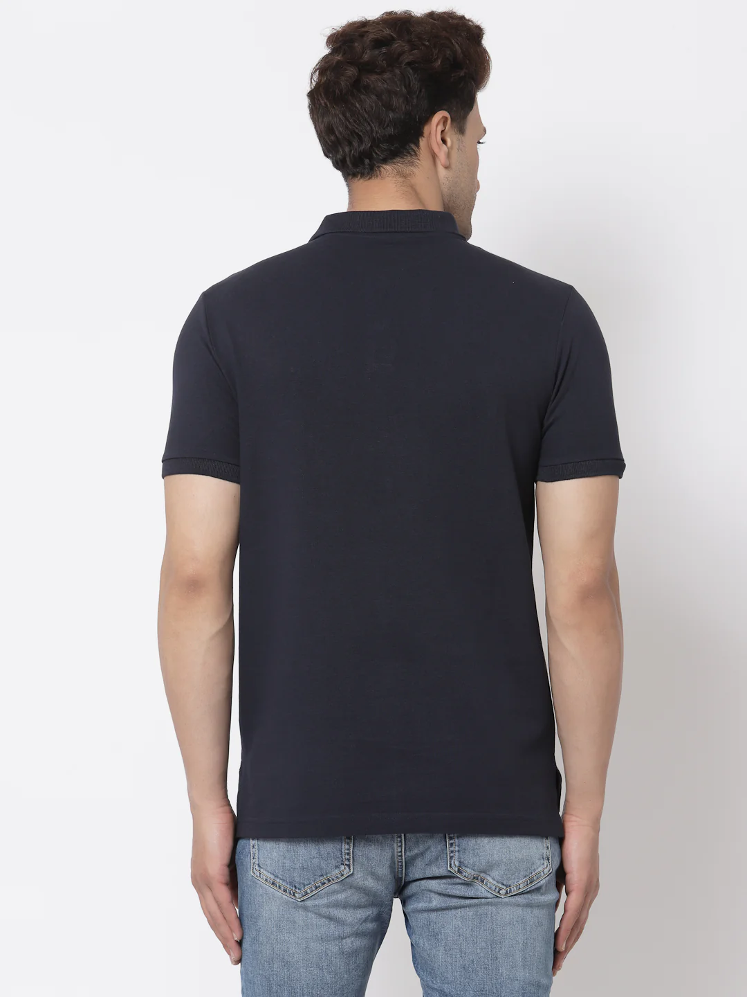 Solid Polo T-Shirt for Men - Image 3