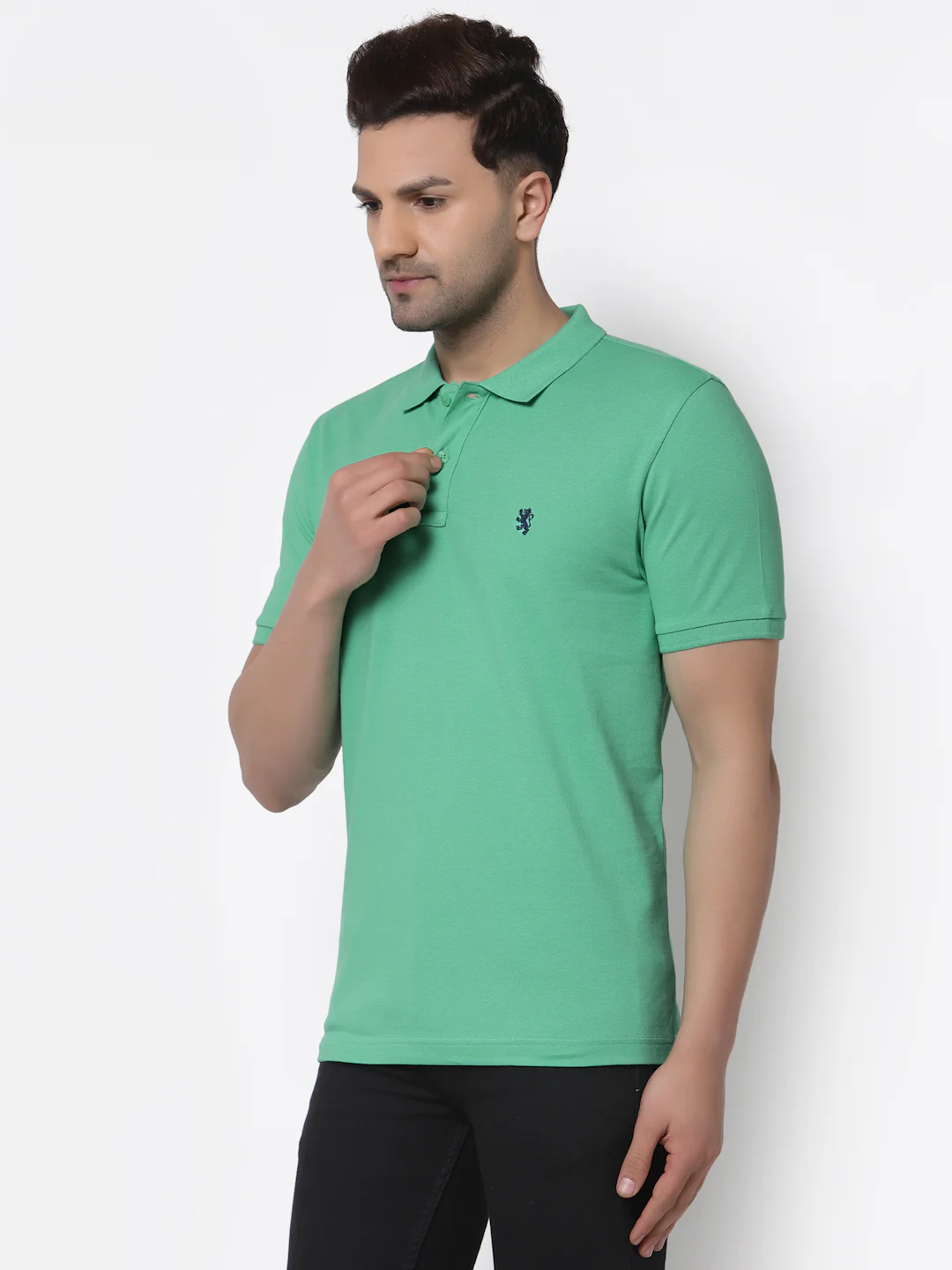 Solid Polo T-Shirt for Men - Image 2
