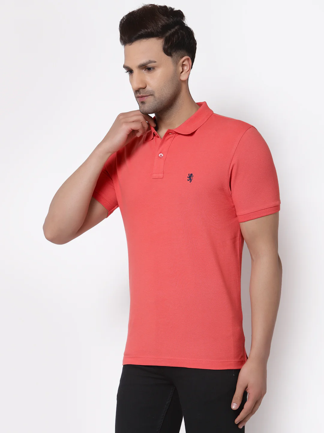 Solid Polo T-Shirt for Men - Image 2