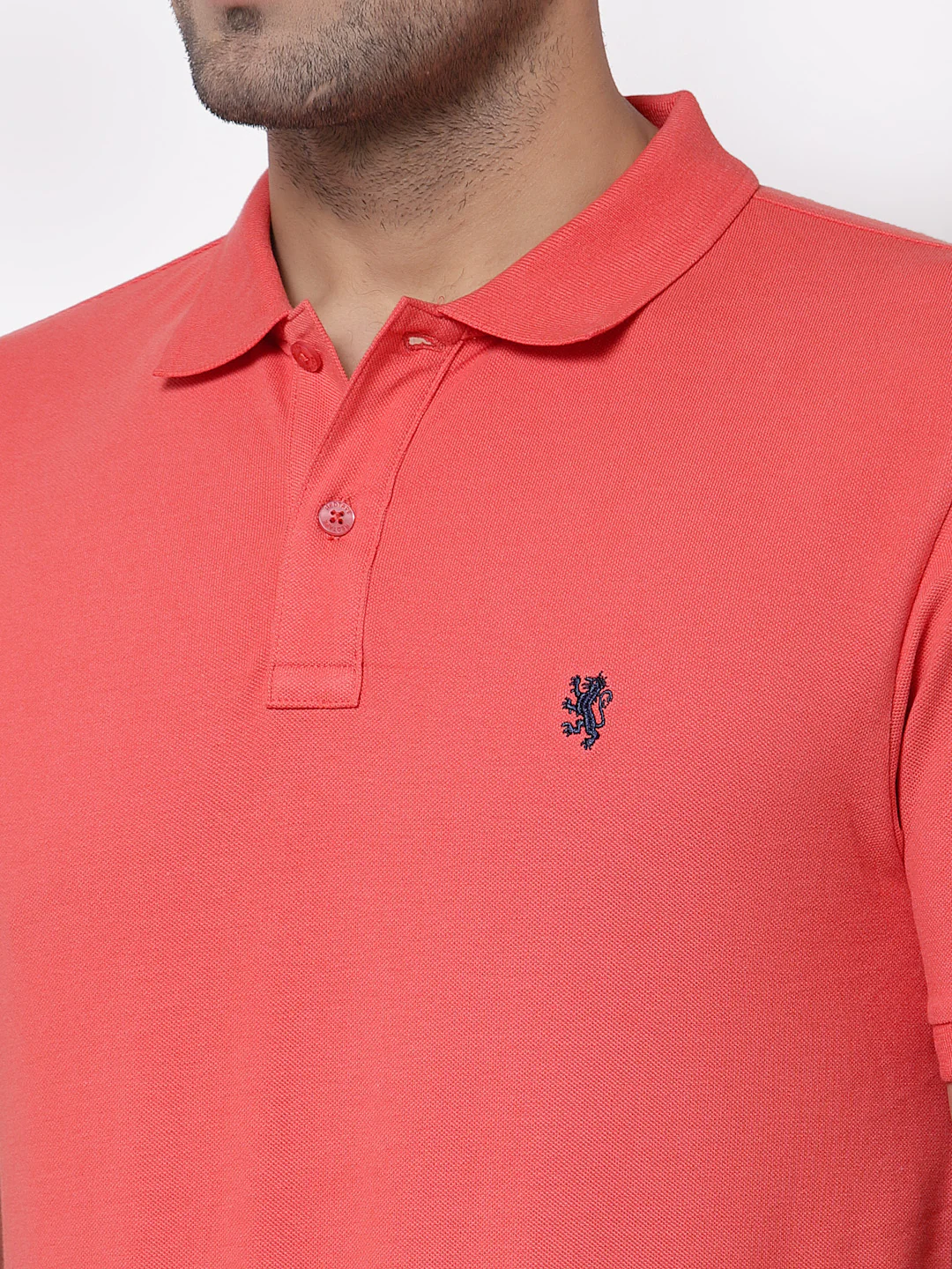 Solid Polo T-Shirt for Men - Image 4