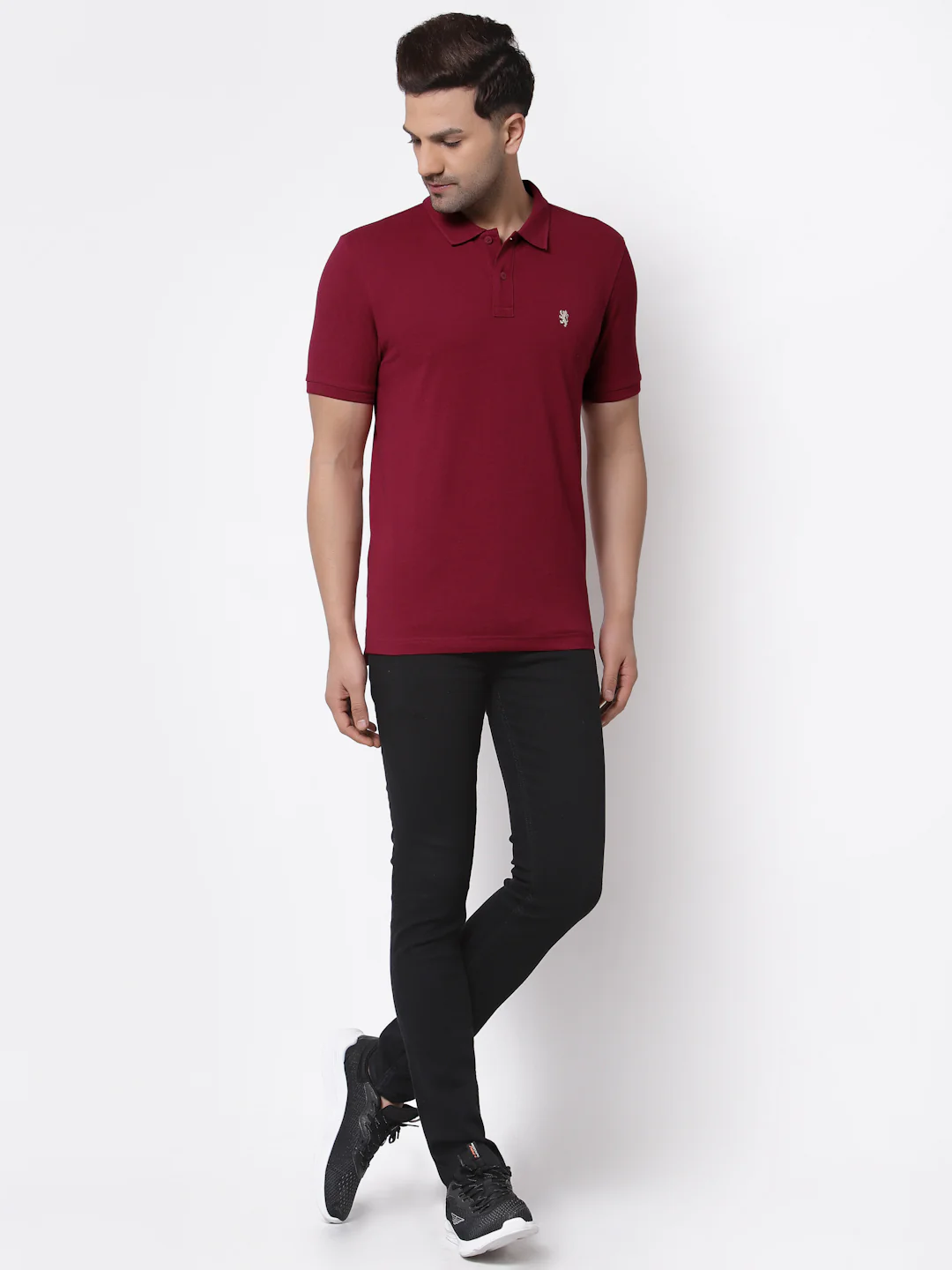 Solid Polo T-Shirt for Men - Image 5