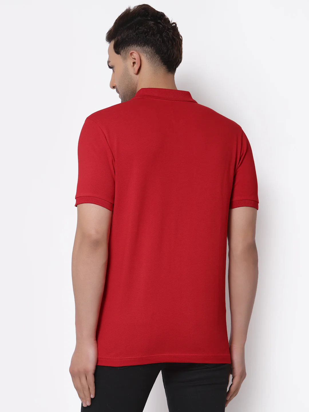Solid Polo T-Shirt for Men - Image 3