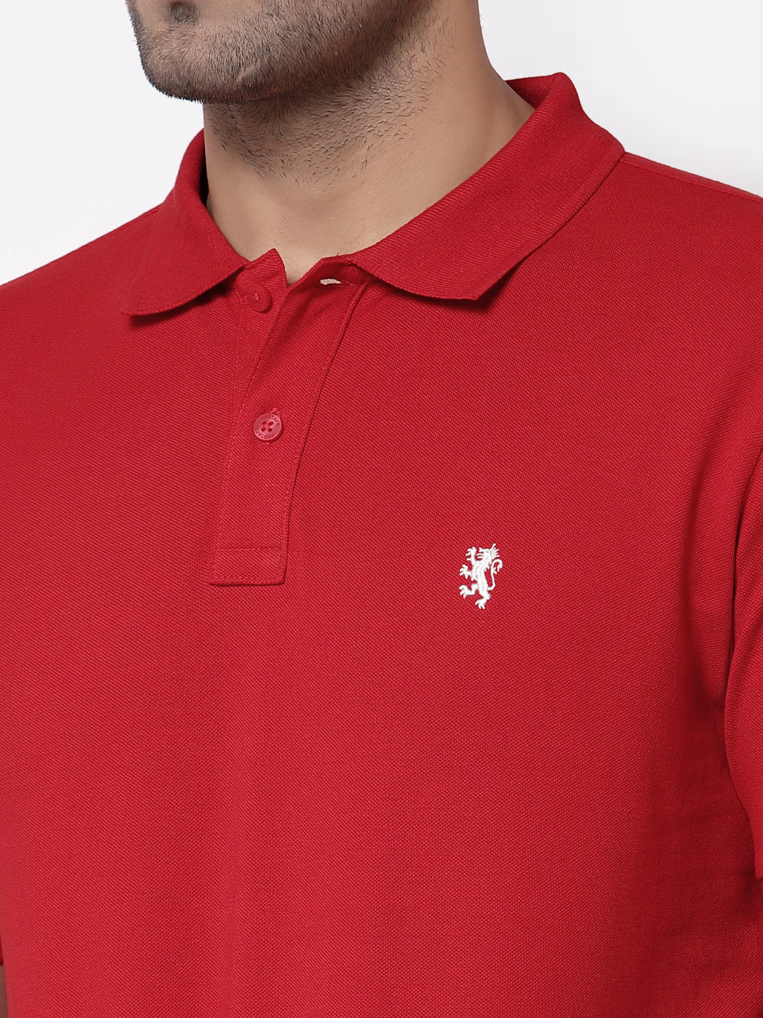Solid Polo T-Shirt for Men - Image 4