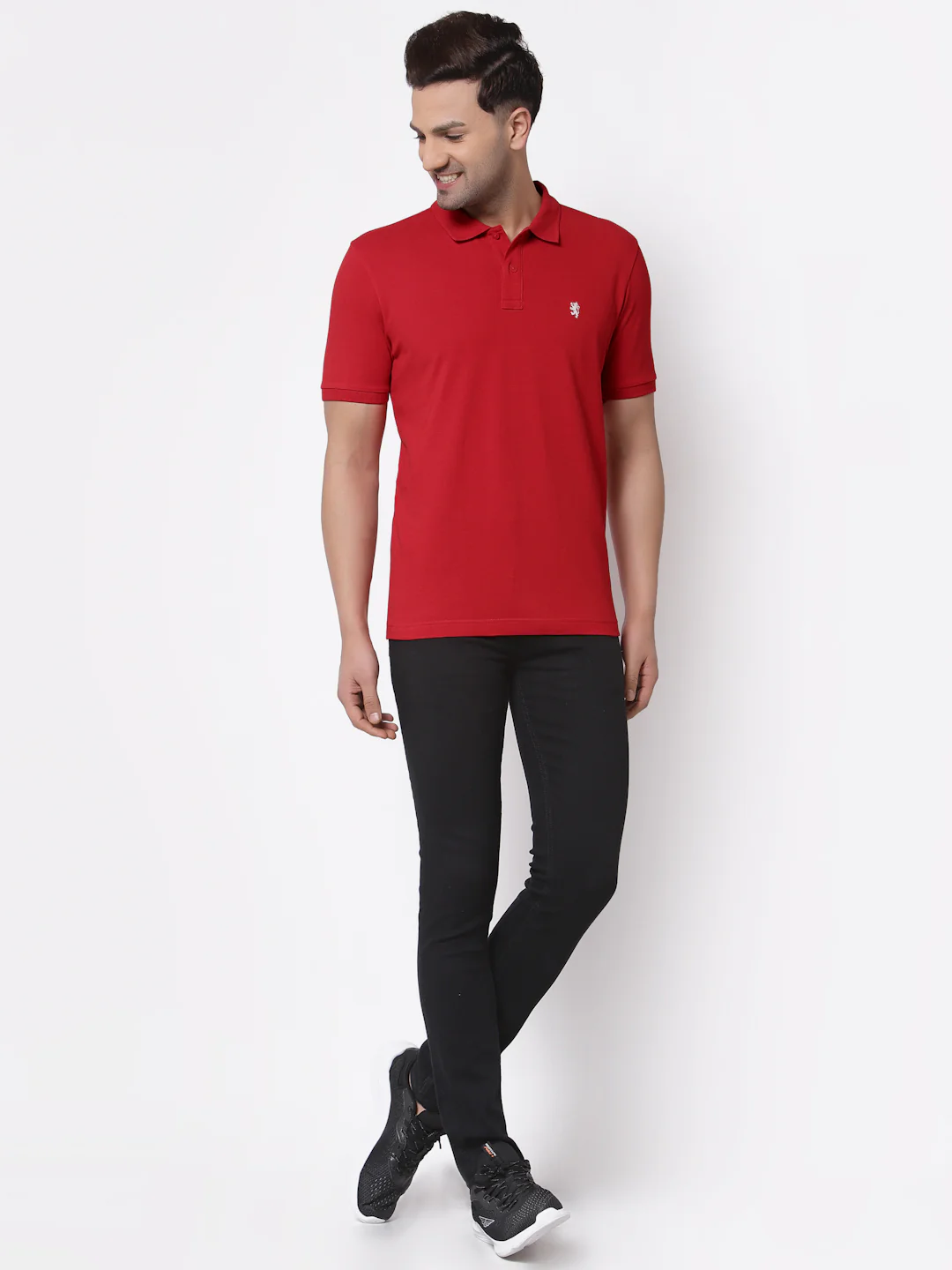 Solid Polo T-Shirt for Men - Image 5