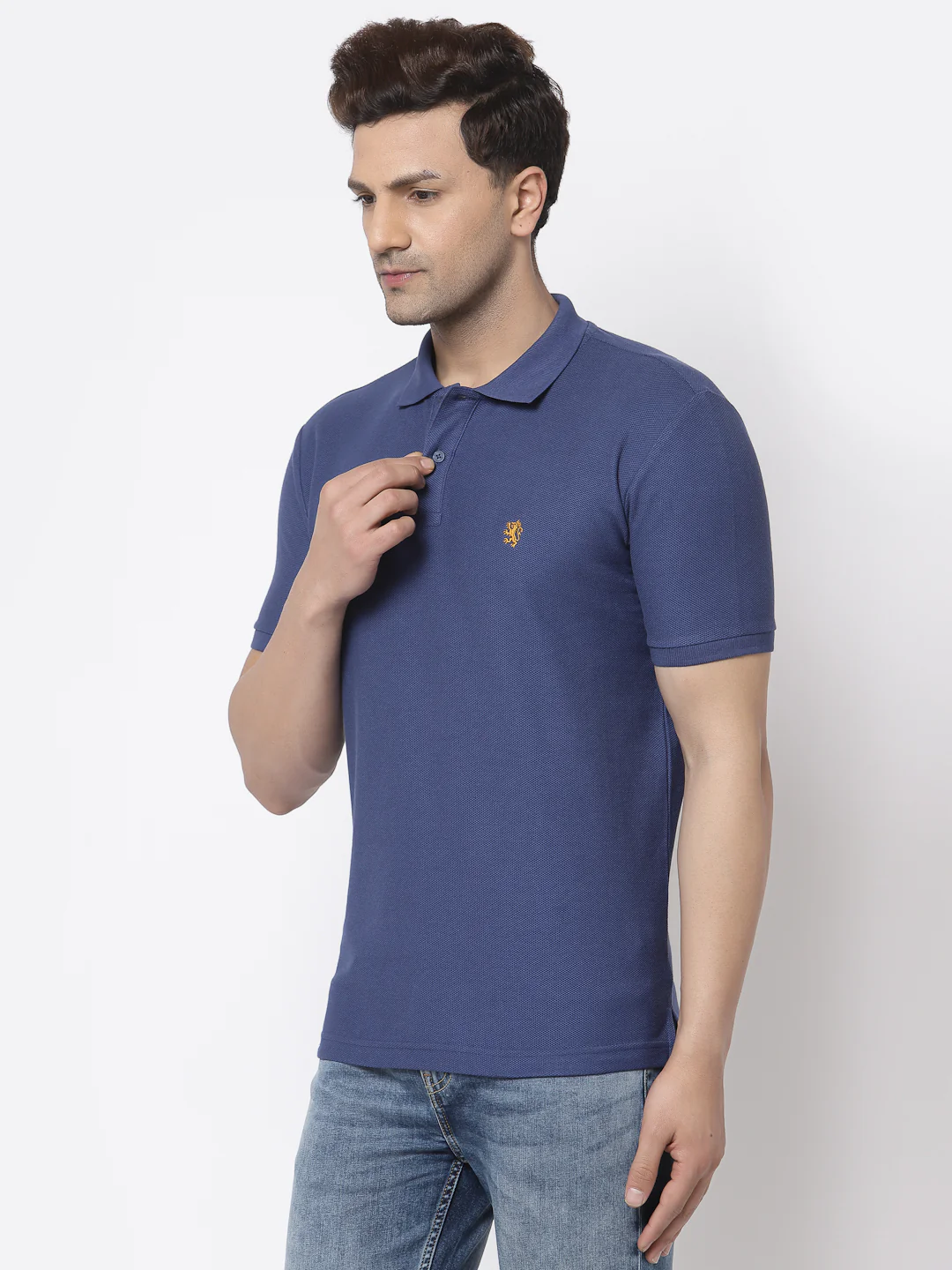 Solid Polo T-Shirt for Men - Image 2