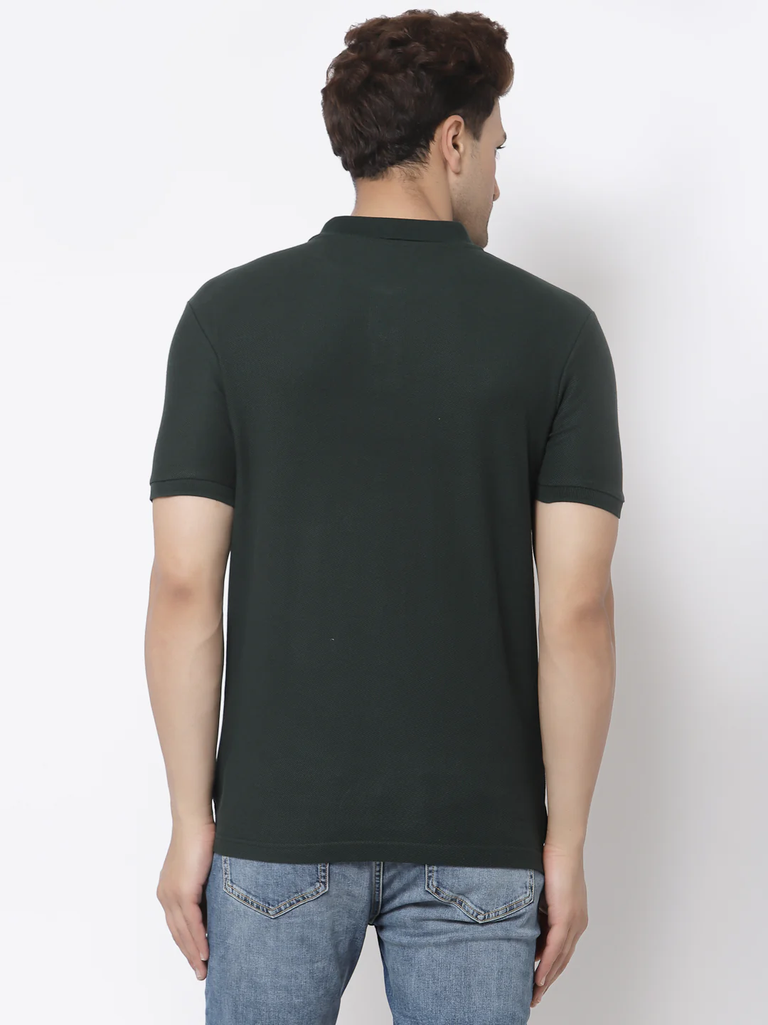 Solid Polo T-Shirt for Men - Image 3