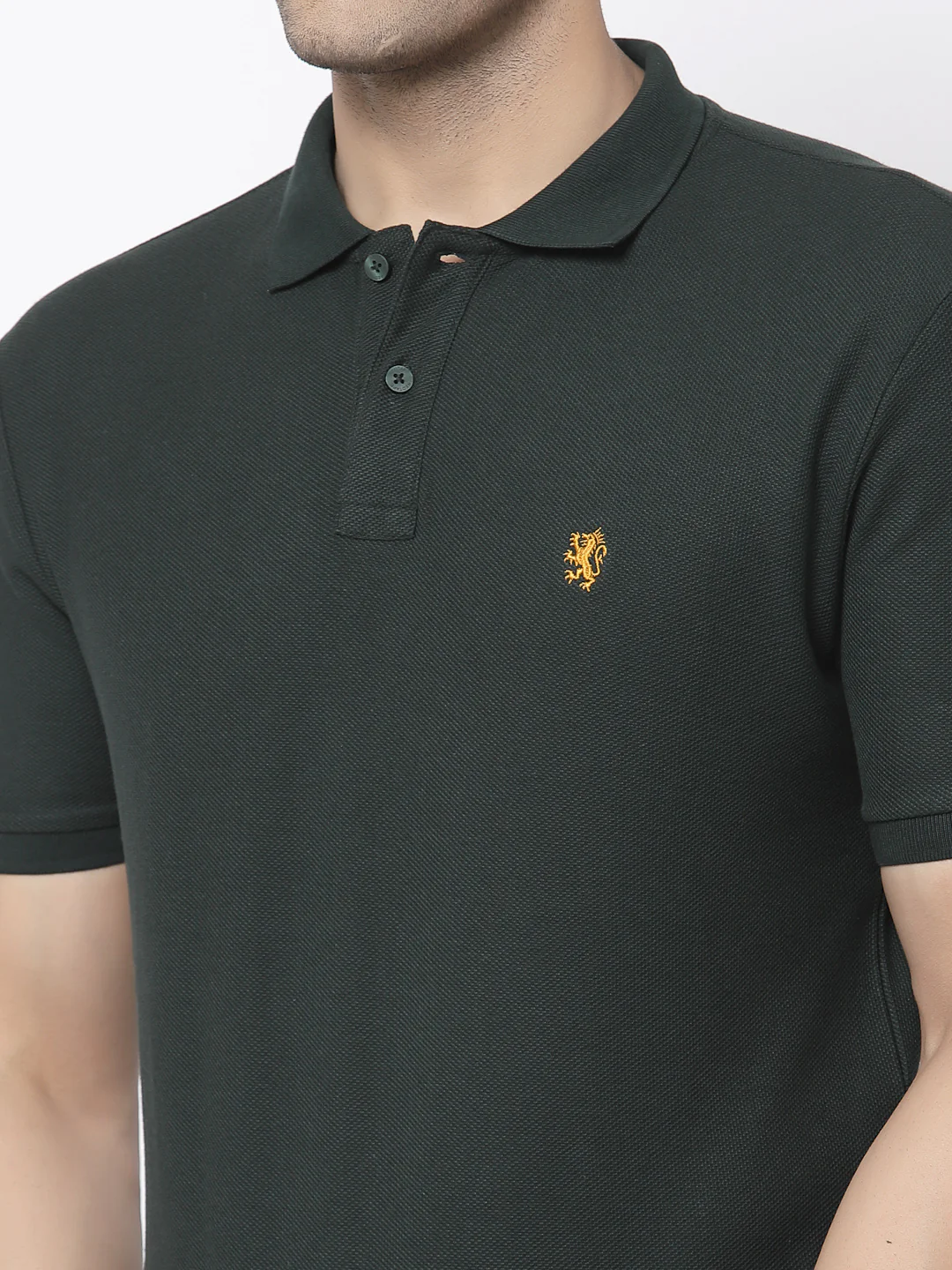 Solid Polo T-Shirt for Men - Image 4