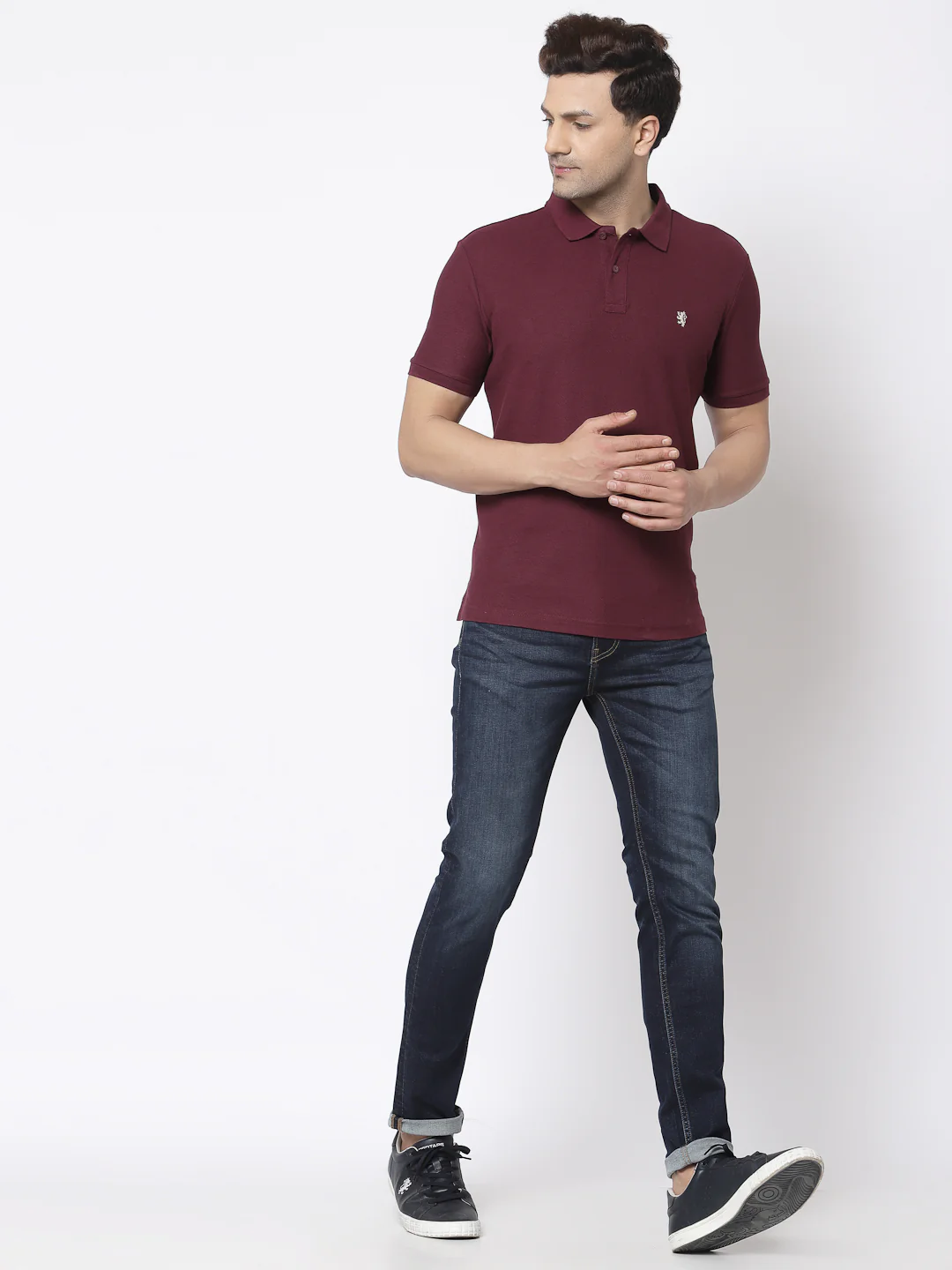 Solid Polo T-Shirt for Men - Image 5