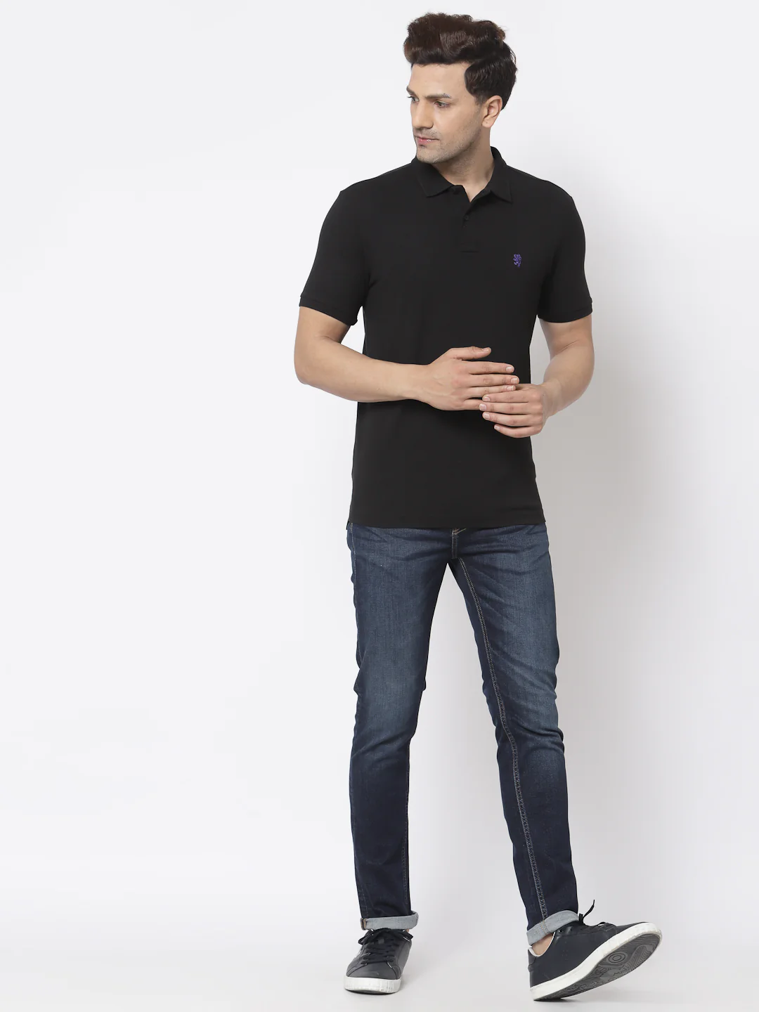 Solid Polo T-Shirt for Men - Image 5
