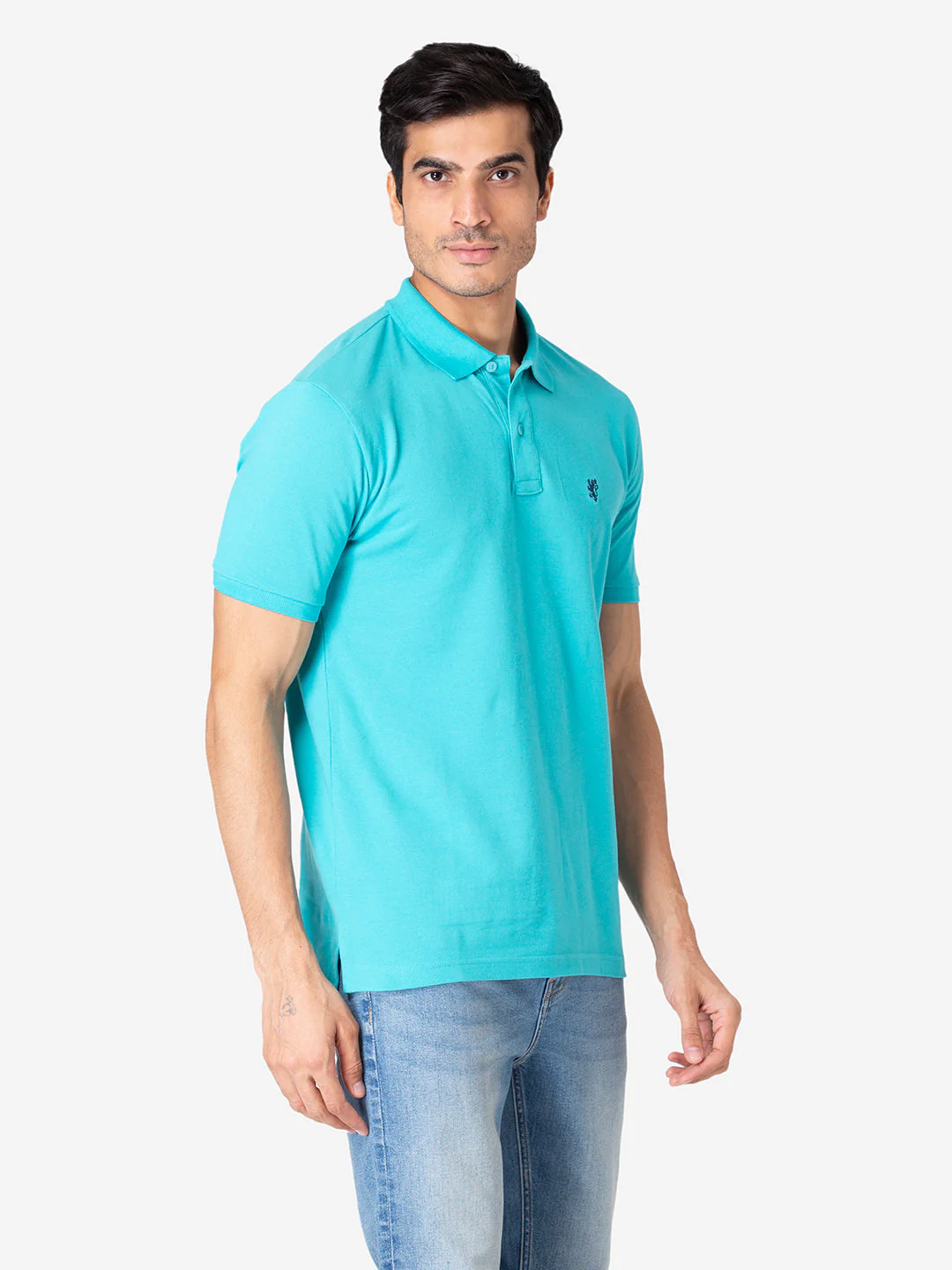 Solid Polo T-Shirt for Men - Image 2