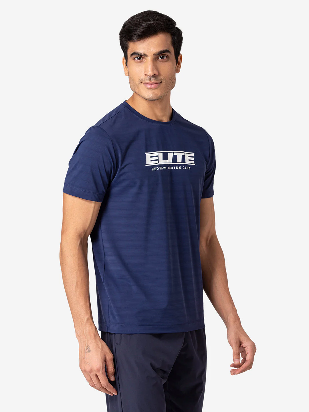 Solid Round Neck T-Shirt for Men - Image 2