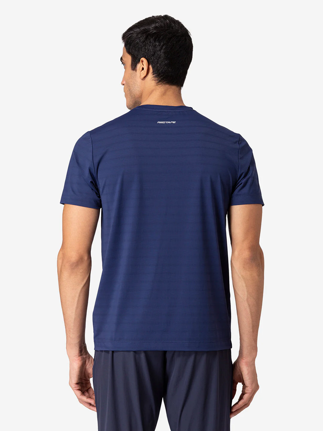Solid Round Neck T-Shirt for Men - Image 3