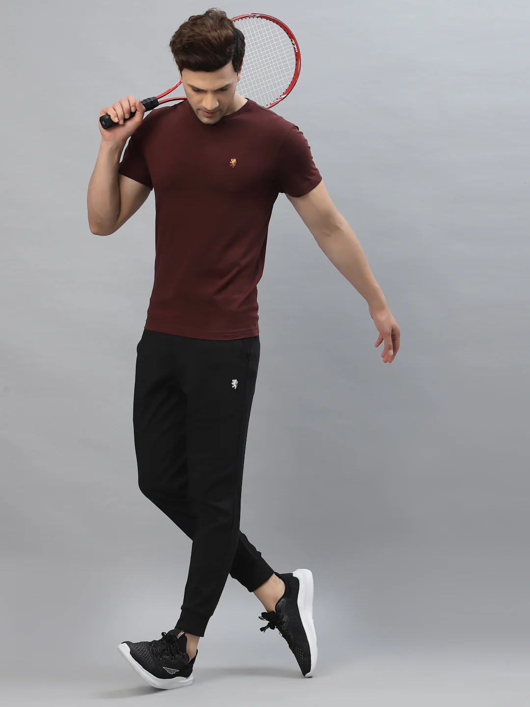 Solid Round Neck T-Shirt for Men - Image 5