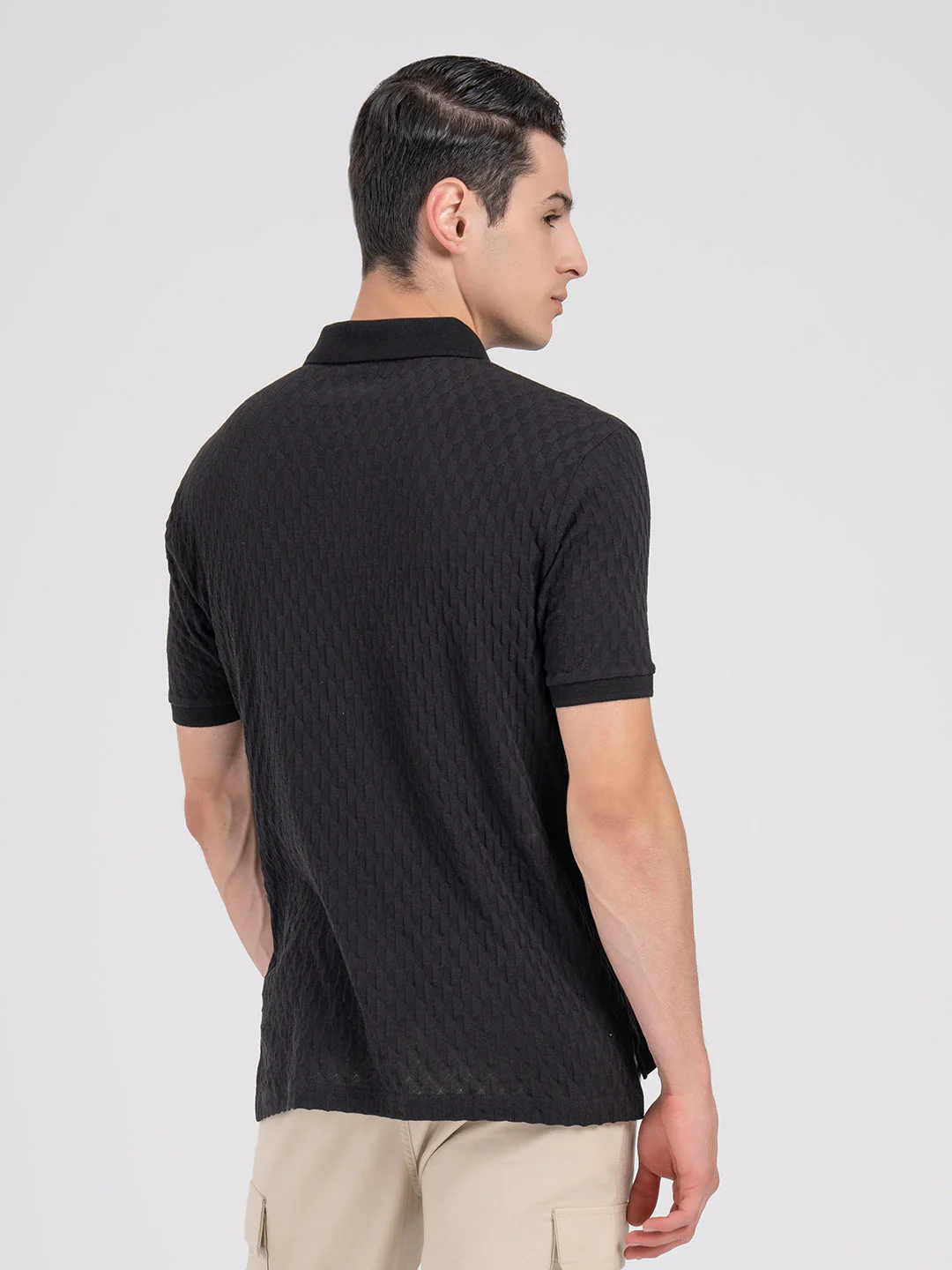 Structured Polo T-Shirt for Men - Image 5