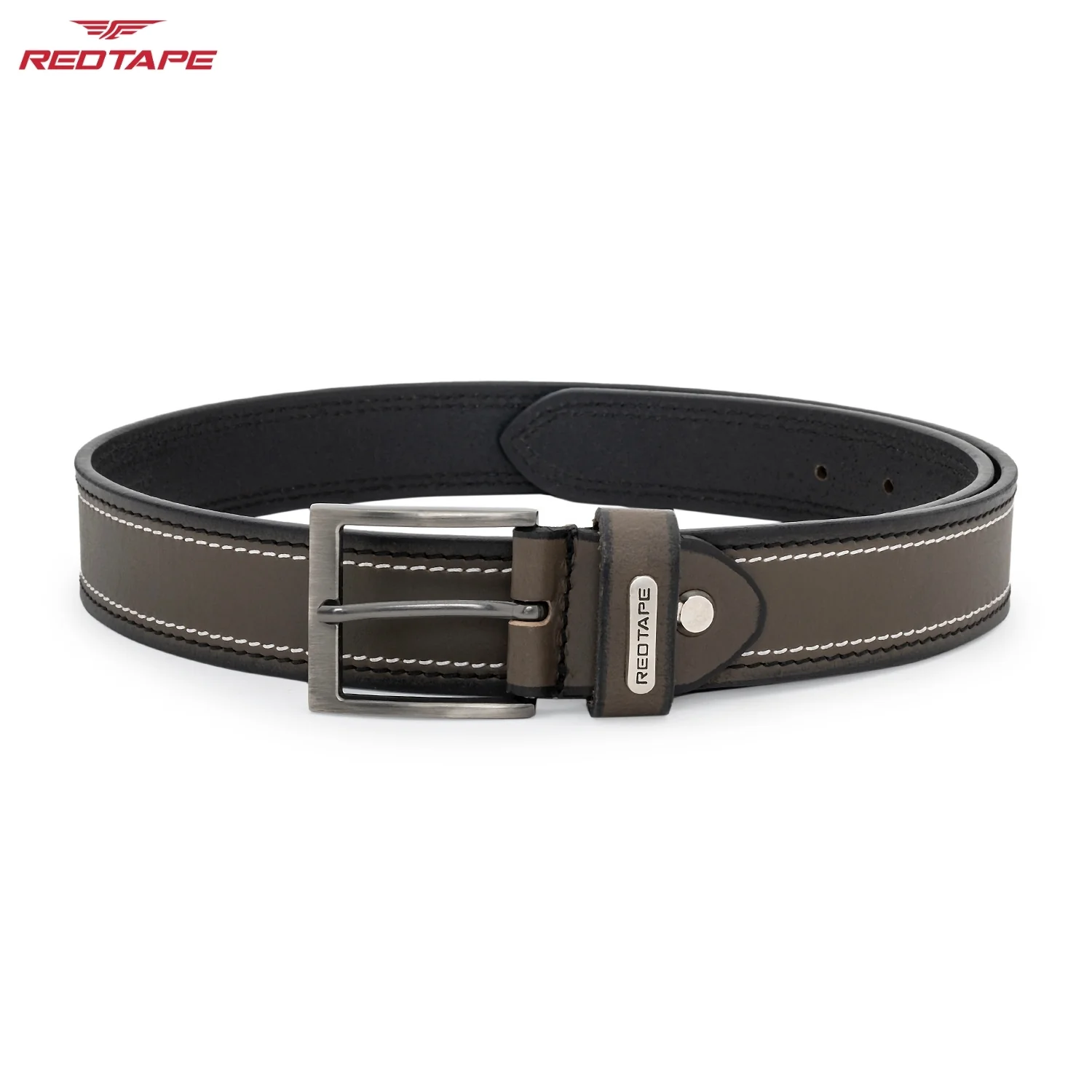 Taupe Formal Casual Belt for Men - Image 4