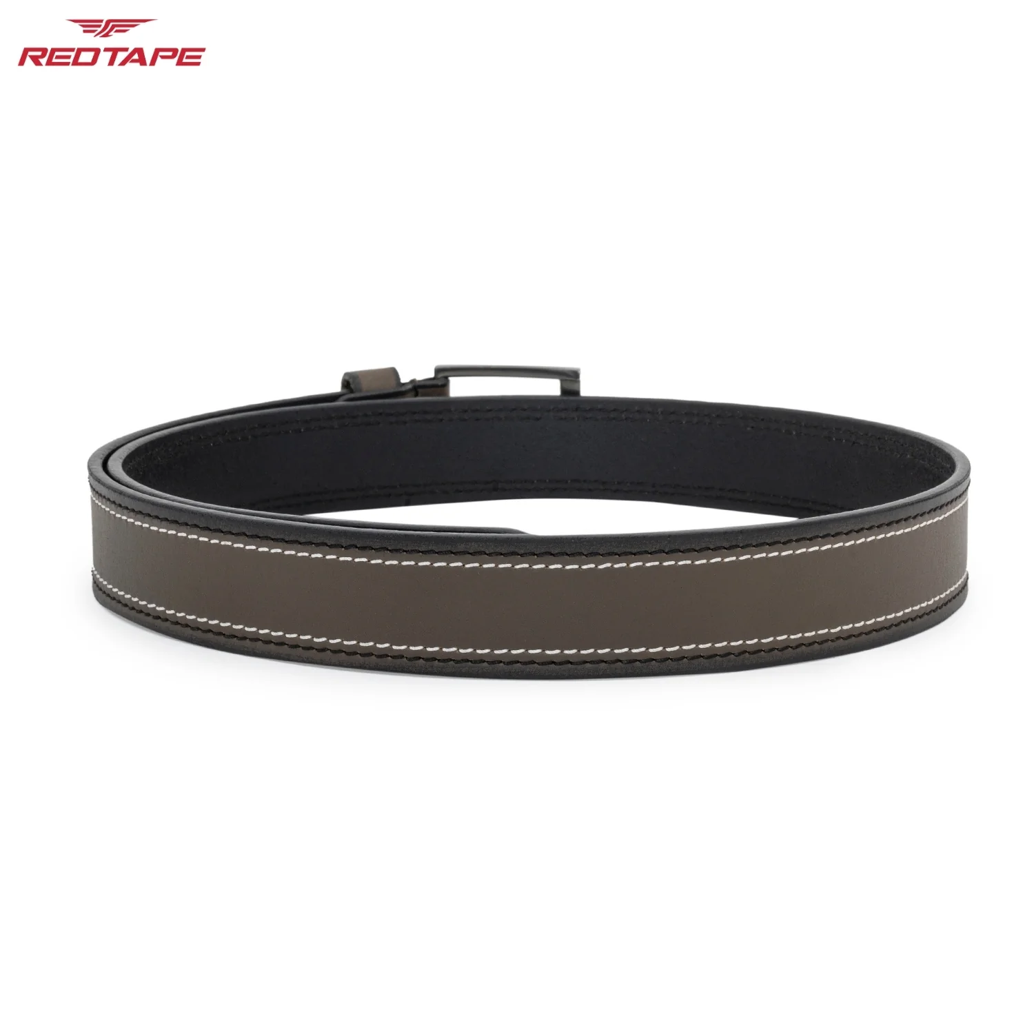 Taupe Formal Casual Belt for Men - Image 6