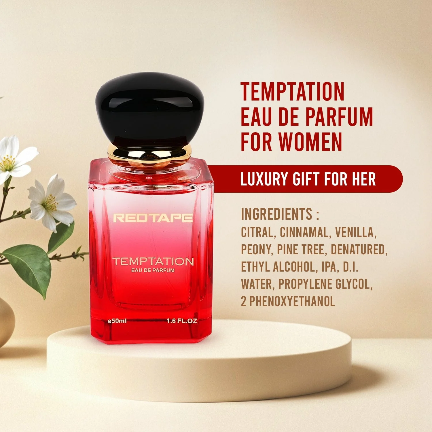 Temptation Eau De Parfum for Women 50ML - Image 2