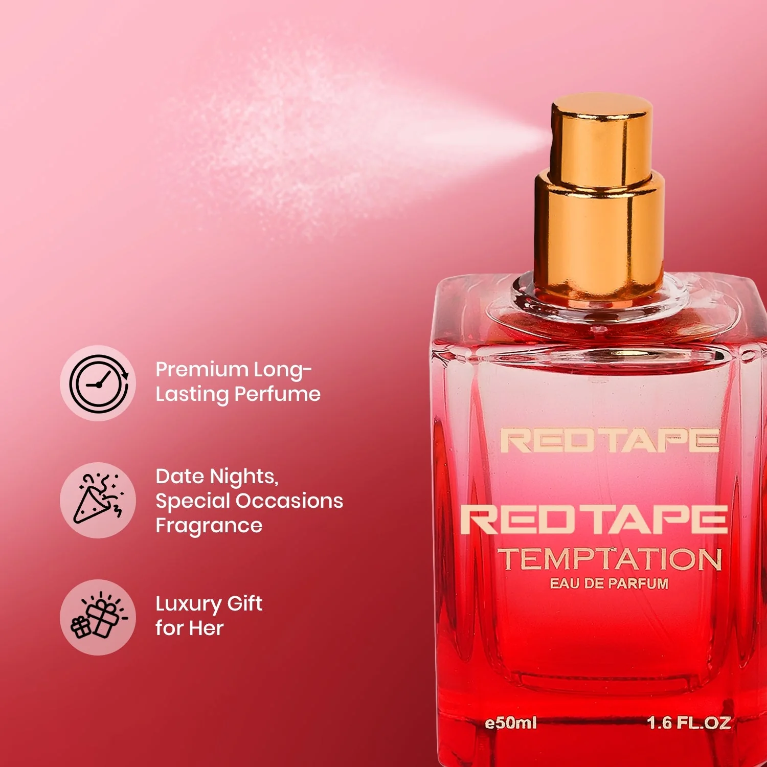 Temptation Eau De Parfum for Women 50ML - Image 5