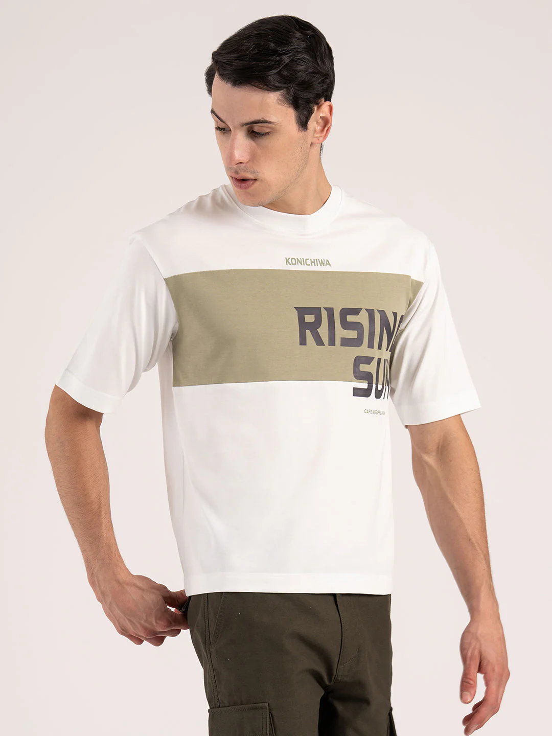 Oversized Graphic T-Shirt for Men - Image 2