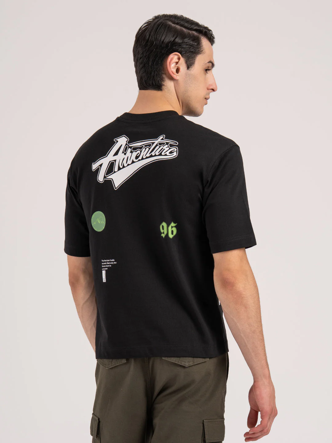 Oversized Graphic T-Shirt for Men - Image 3
