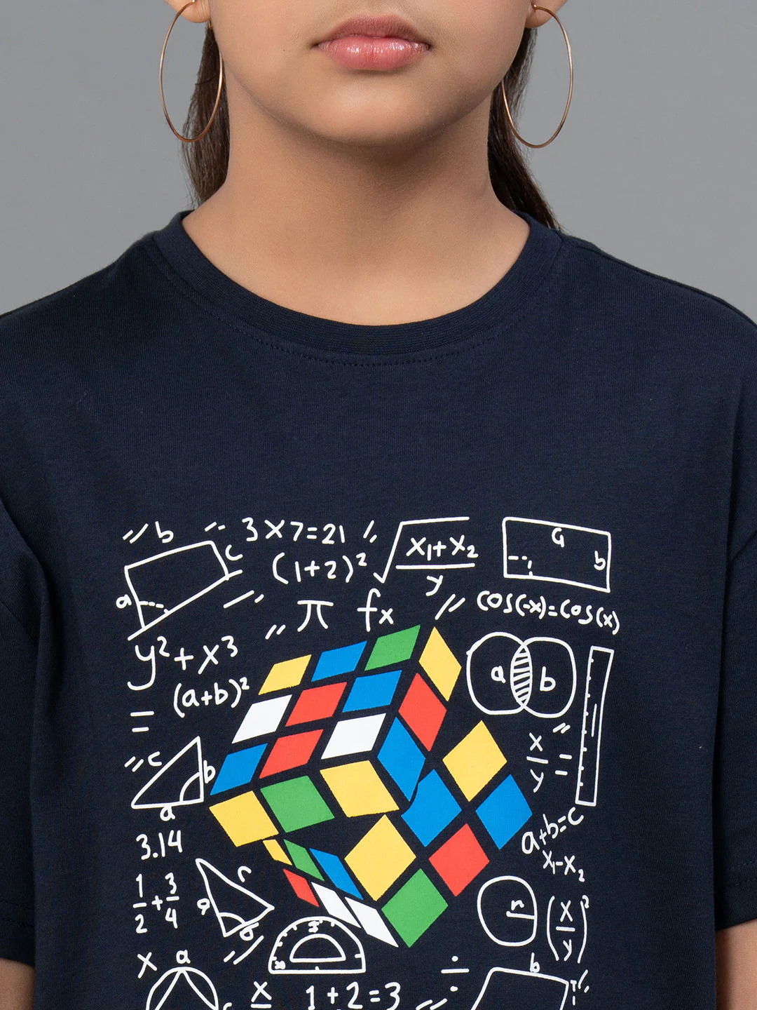 Unisex Kids T-Shirt- Best in Comfort| Cotton| Navy Color| Round Neck - Image 10