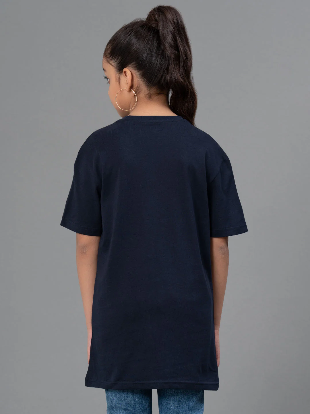 Unisex Kids T-Shirt- Best in Comfort| Cotton| Navy Color| Round Neck - Image 9