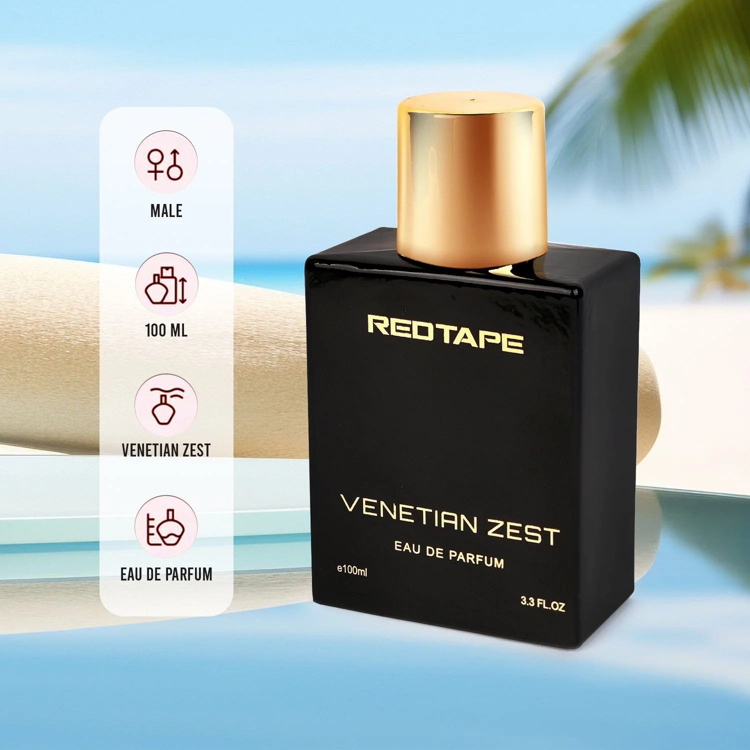 Venetian Zest Eau De Parfum for Men 100ml - Image 4