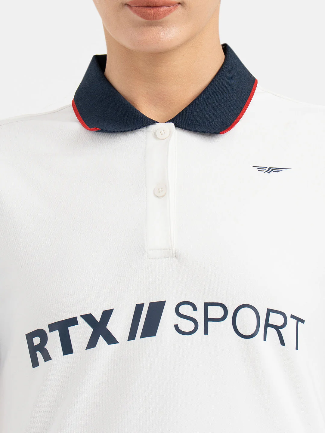 White Polo T Shirt for Women - Image 4