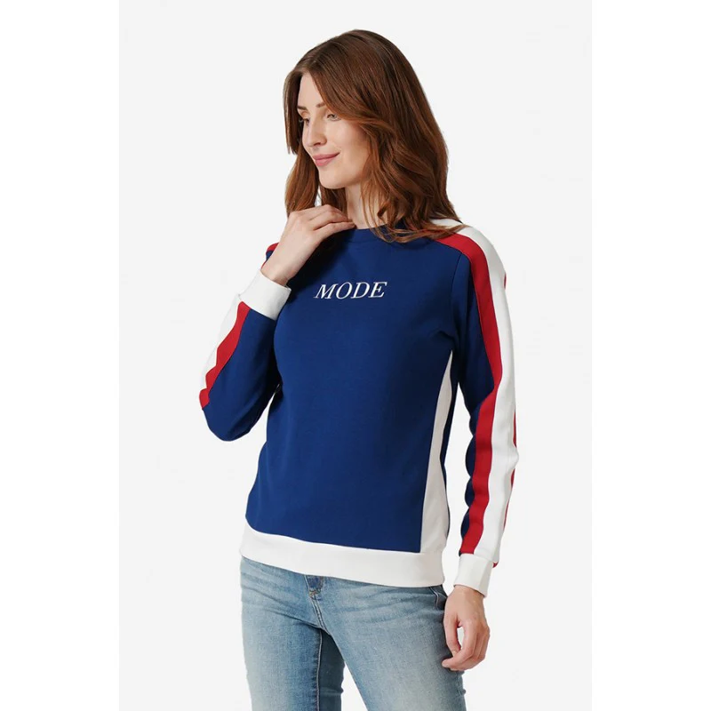 Women Airforce Blue Sweatshirt - Image 2