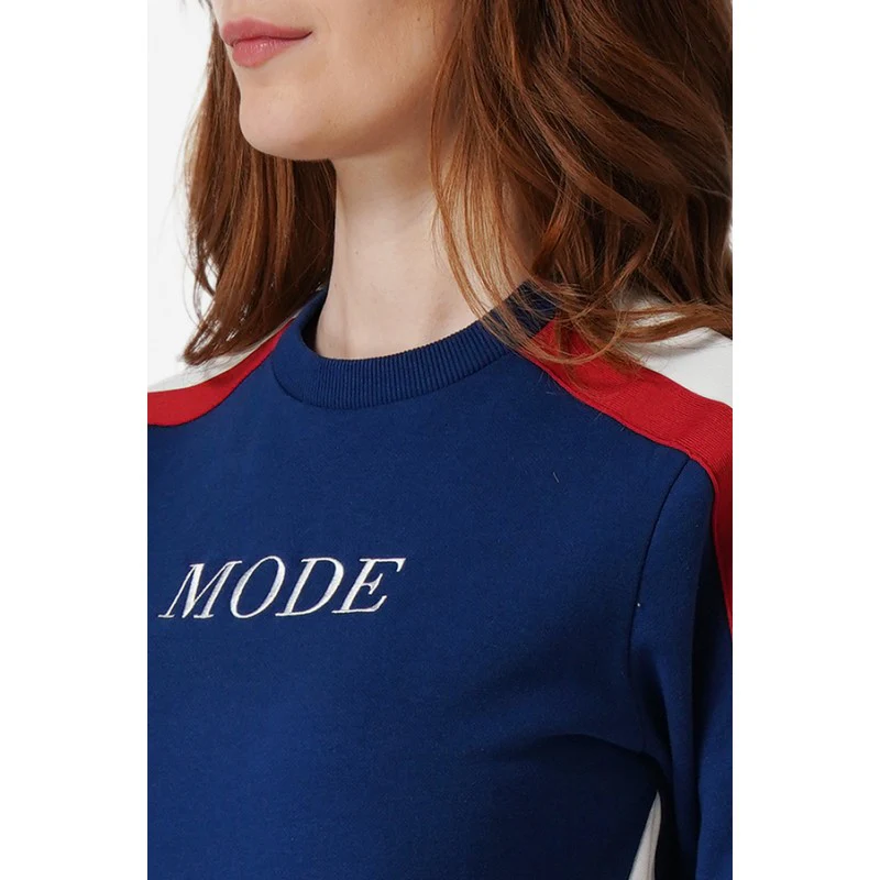 Women Airforce Blue Sweatshirt - Image 5