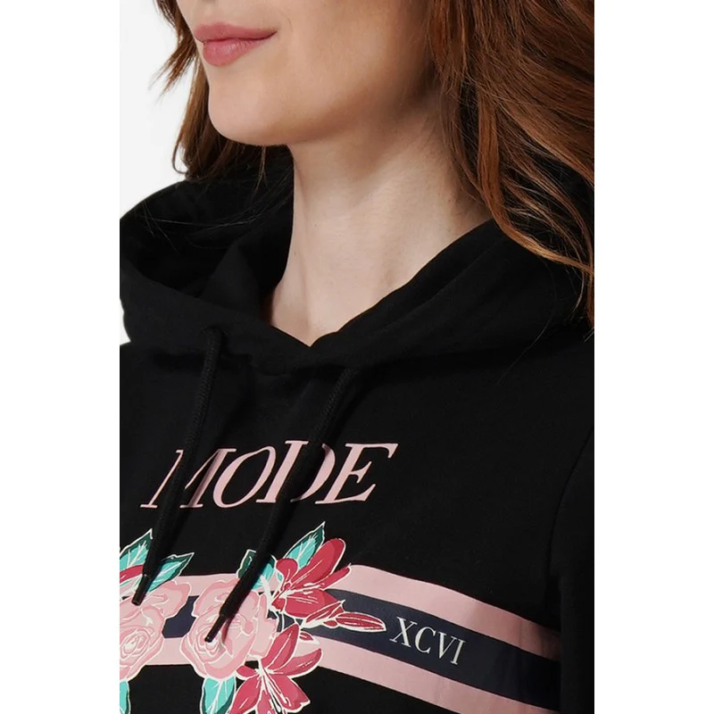 Women Black Hoodie - Image 5