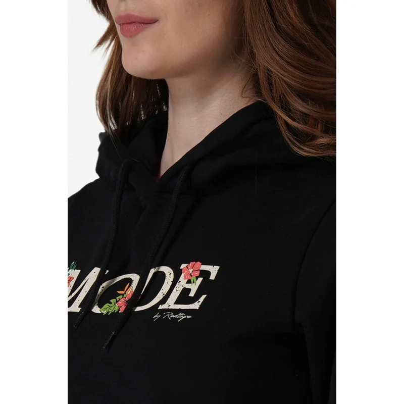 Women Black Hoodie - Image 5