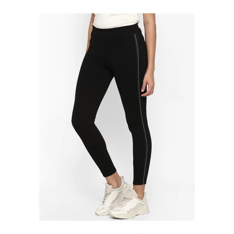 Women Black Jegging - Image 3