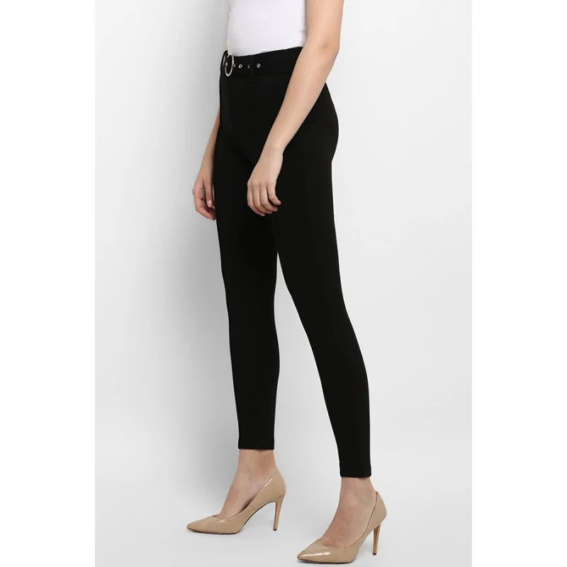 Women Black Jegging - Image 3