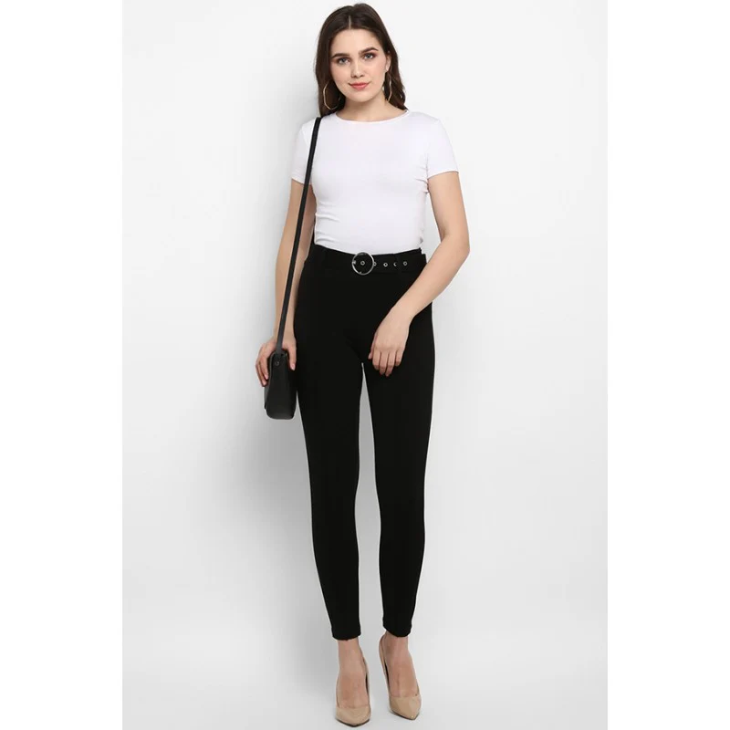 Women Black Jegging - Image 5