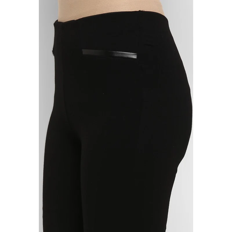 Women Black Jegging - Image 2