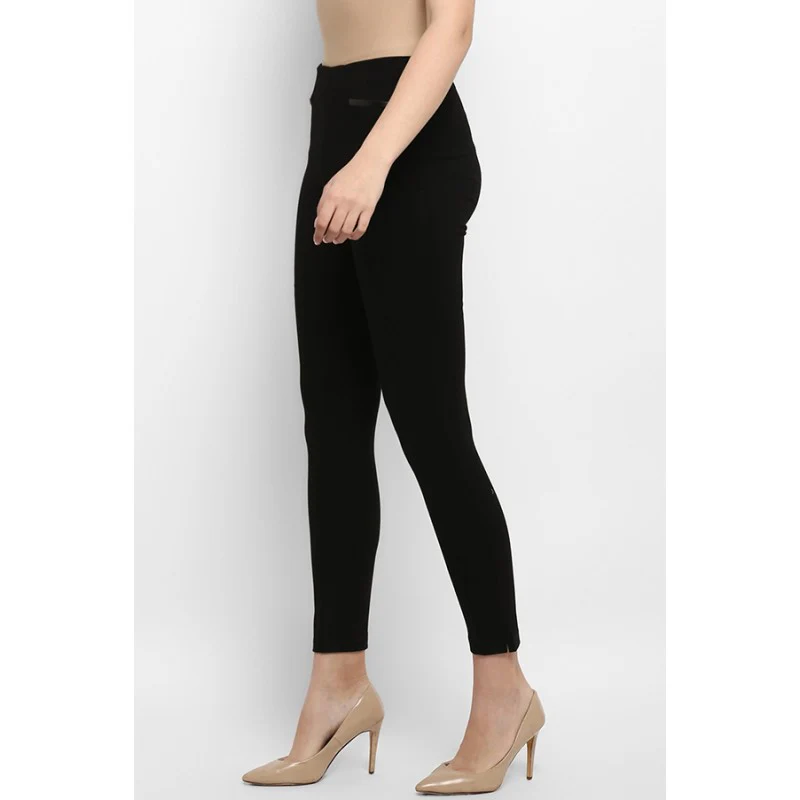 Women Black Jegging - Image 3