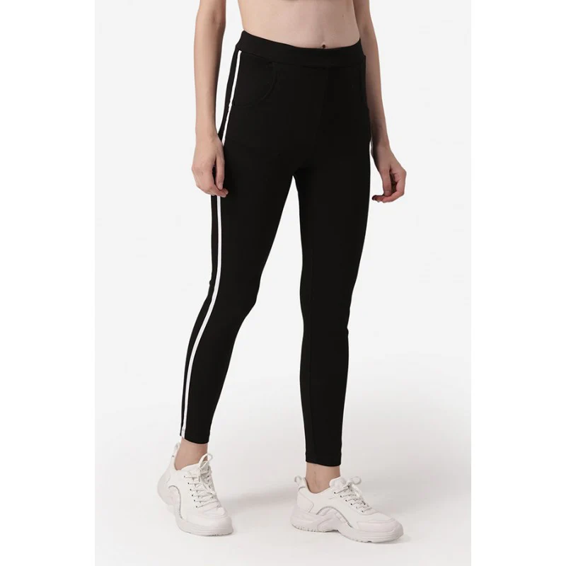 Women Black Jegging - Image 3