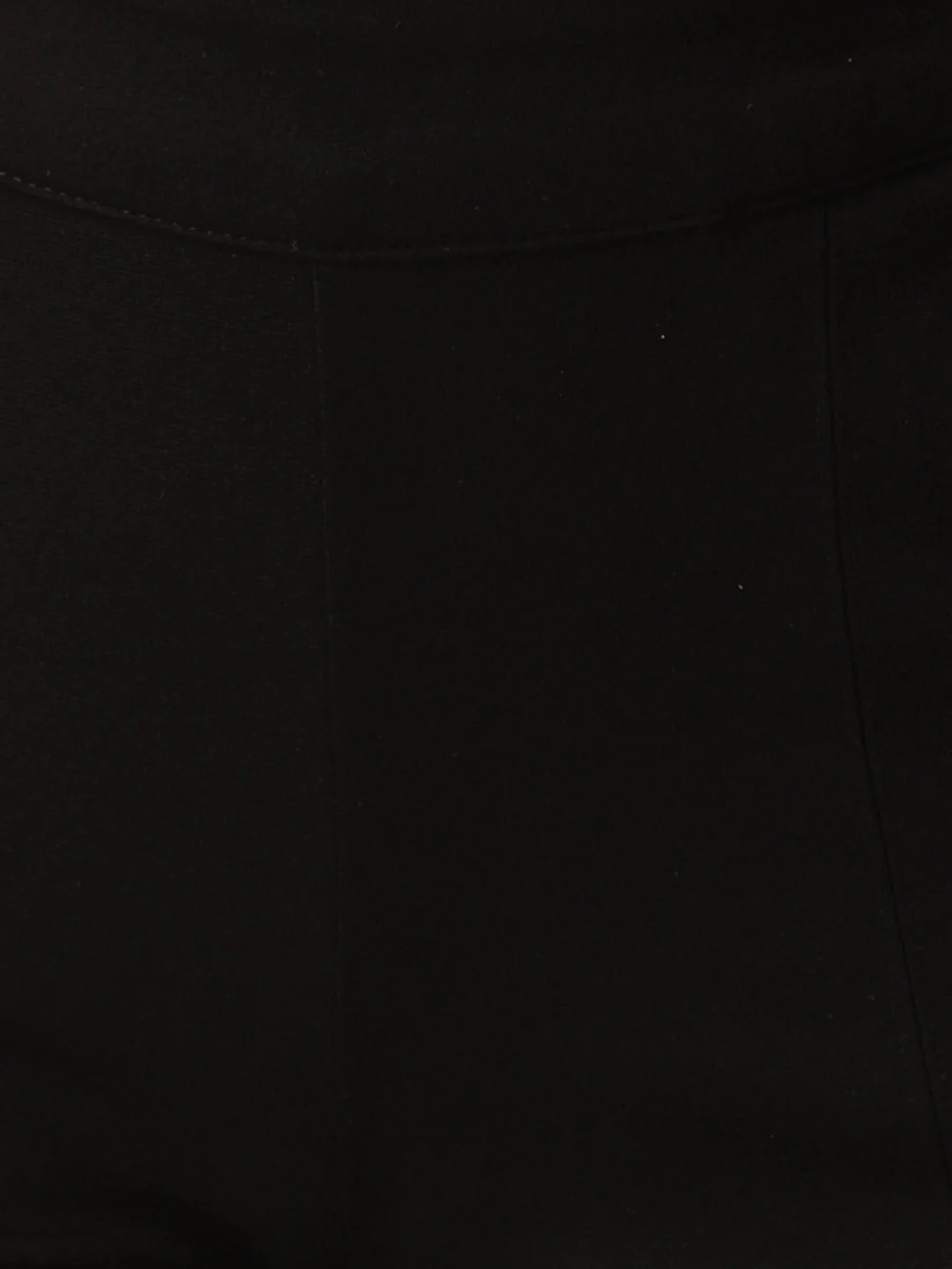Women Black Solid Rayon Nylon Stretched Jegging - Image 5