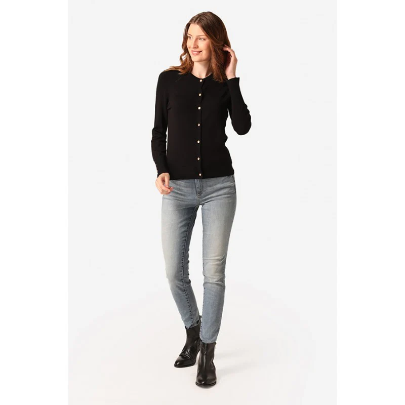 Women Black Sweater - Image 5
