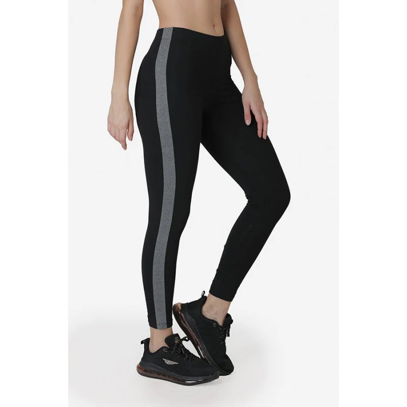 Black Active Wear Leggings - Image 3