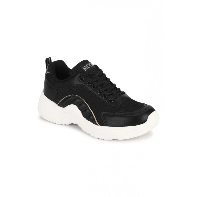 Women Black Walking Shoes - Image 8