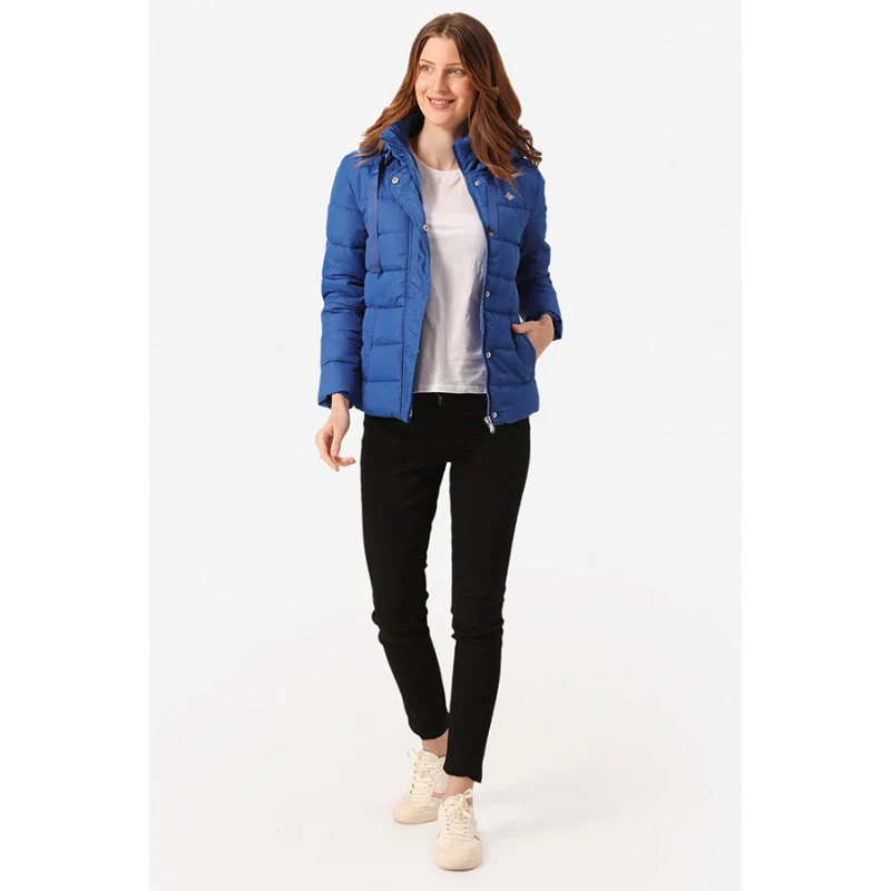 Women Blue Jacket - Image 5