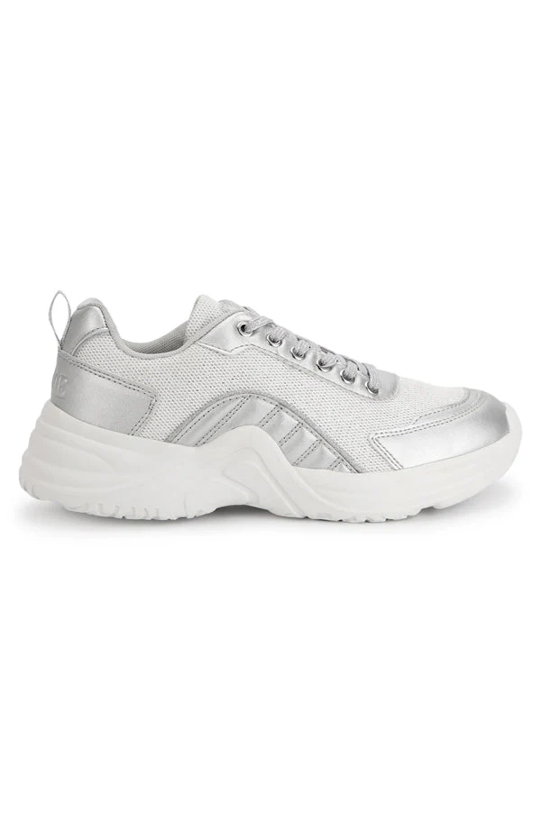 Women Silver Walking Shoes - Image 2