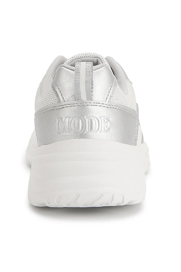 Women Silver Walking Shoes - Image 6