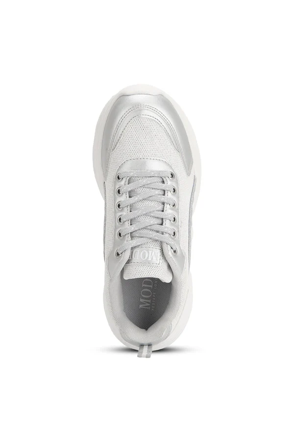 Women Silver Walking Shoes - Image 7