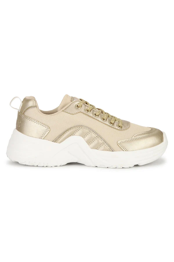 Women Gold Walking Shoes - Image 2