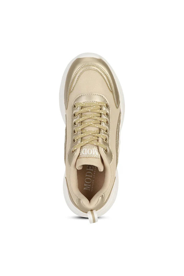 Women Gold Walking Shoes - Image 8