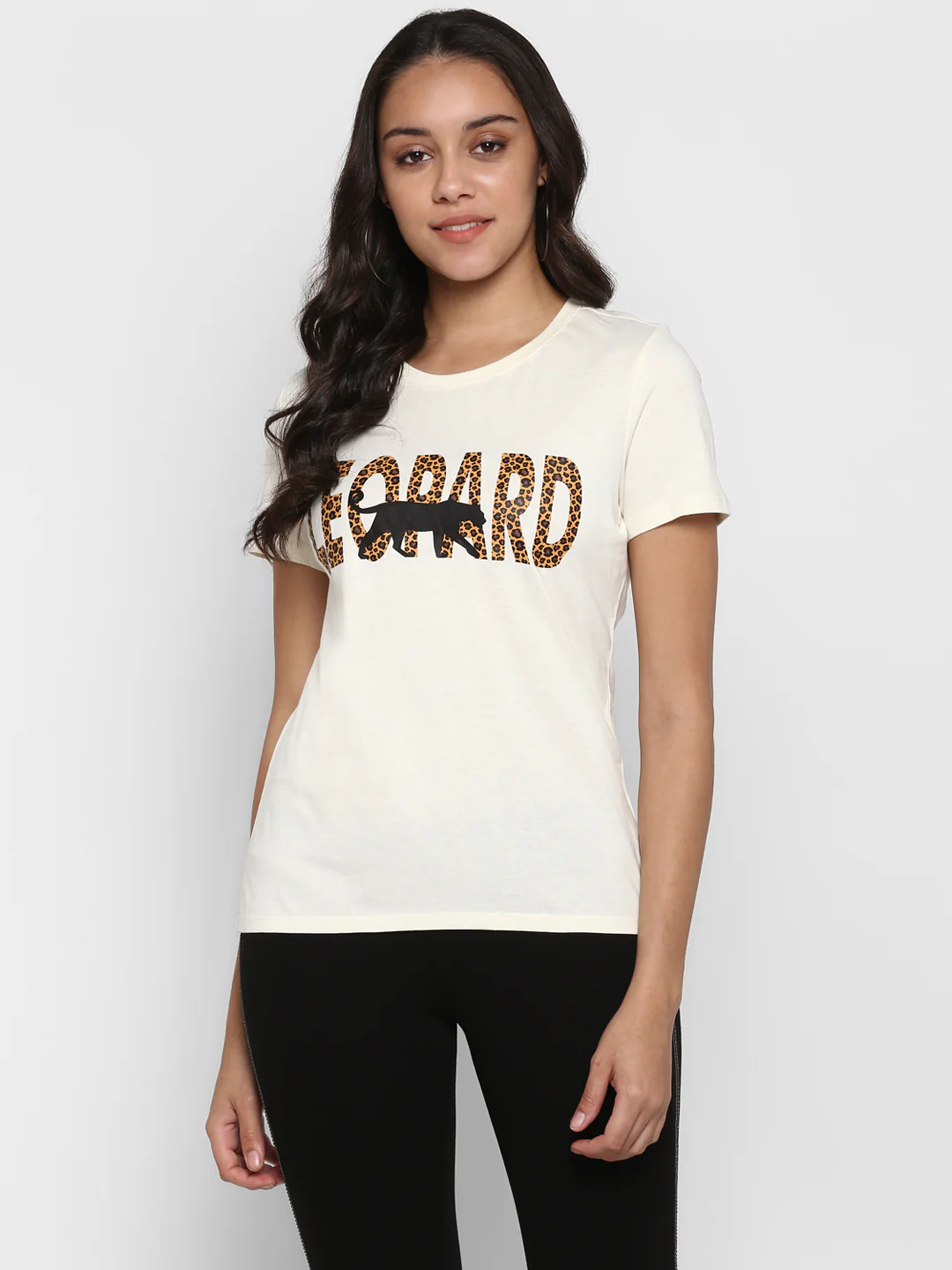 Women Off White T Shirt - Image 2